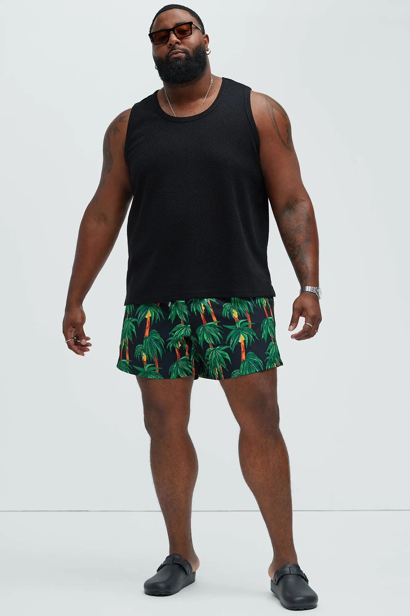 Aria Palm Swim Trunks - Multi Color