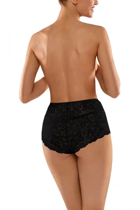 Babell Floral Lace Panties Black