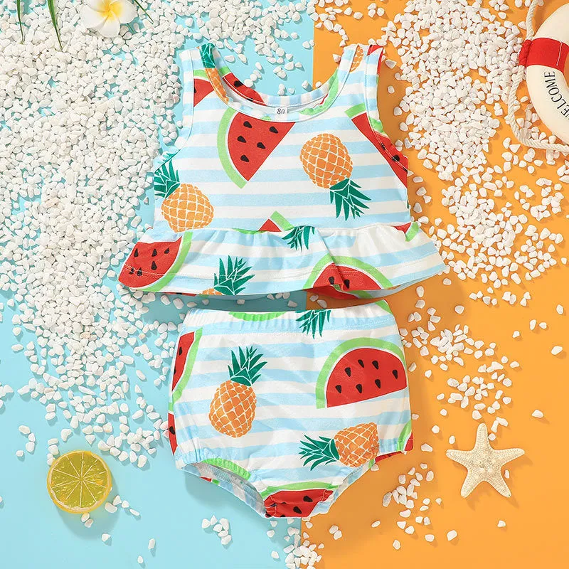 Baby Fashion Swimsuit Two-piece Set