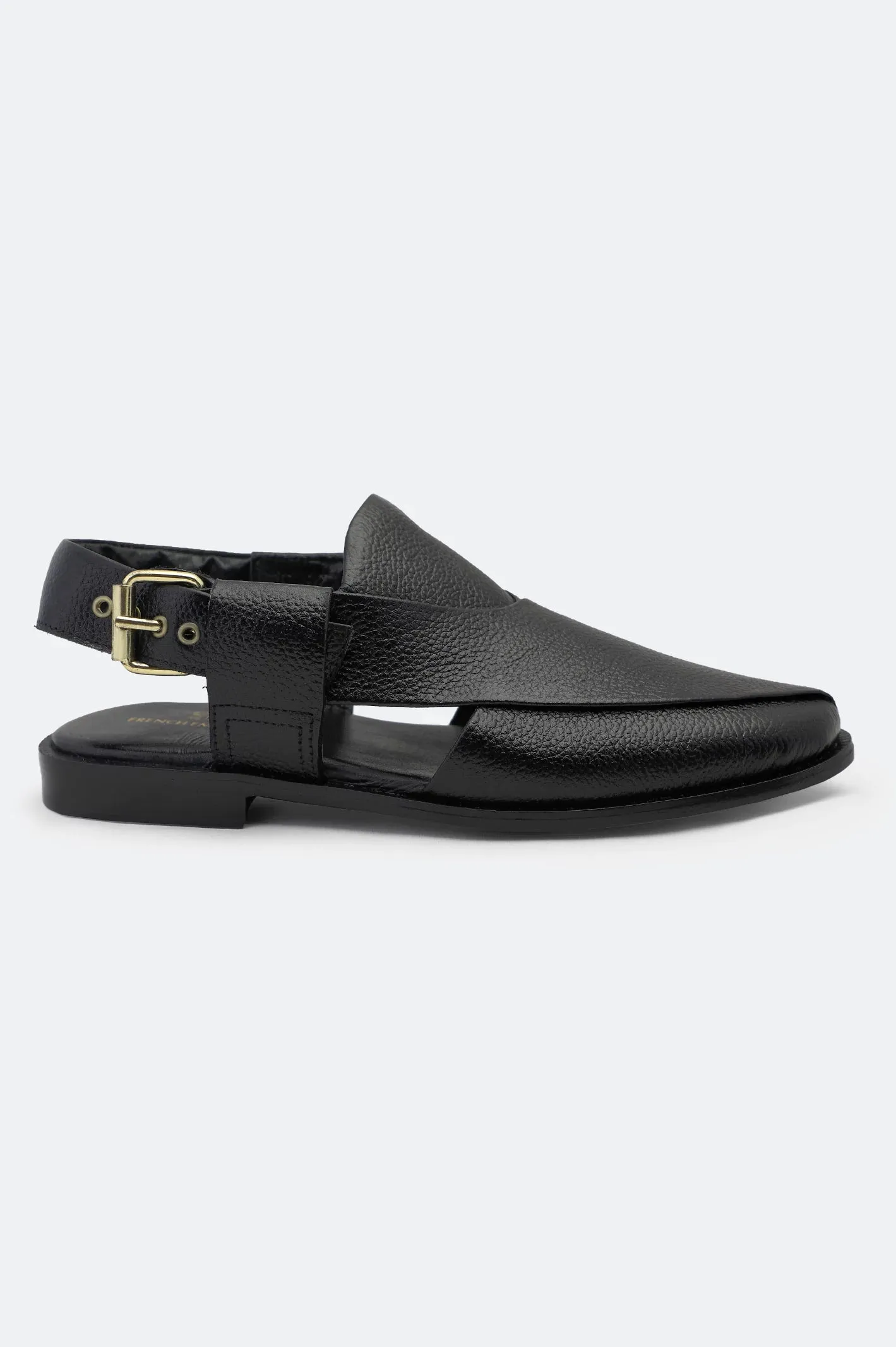 Black Casual Peshawari Sandal