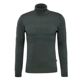 Blend Men's turtleneck pullover sweater 20715853 196110 forest green