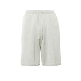 Bomboogie women's Bermuda shorts with drawstring in cotton and linen blend BW7862TTLC 01 off-white