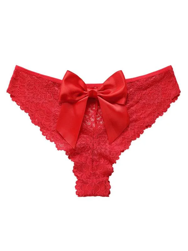 Bow Lace Women Panties