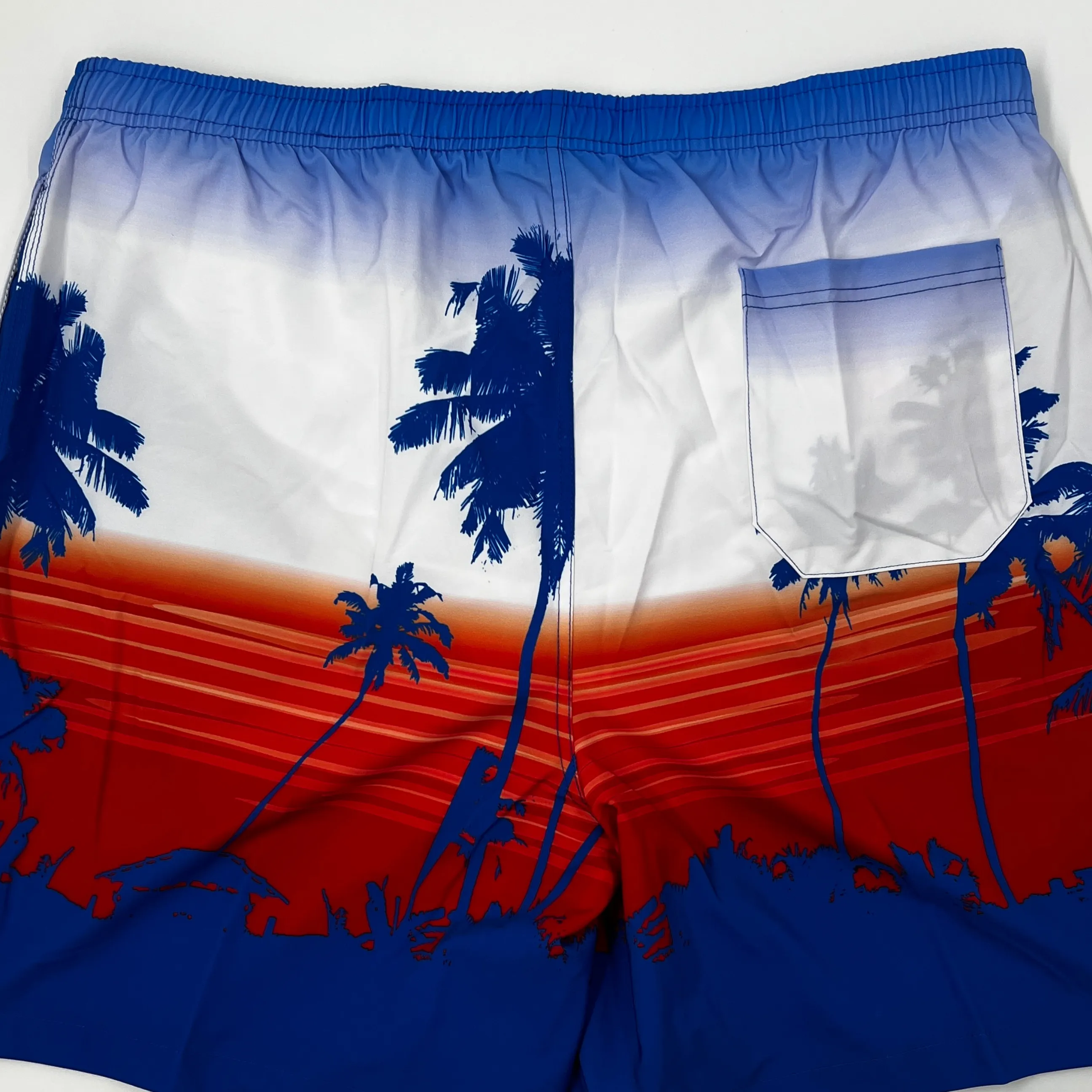 Buffalo Bills Sunset & Palm Trees Swim Trunks