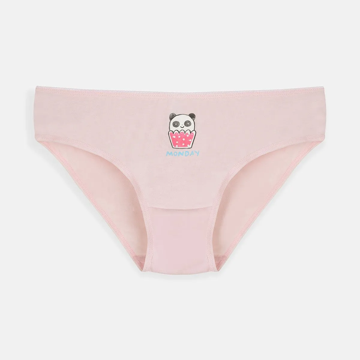 CA Monday Panda Pink Girls Panties 8611