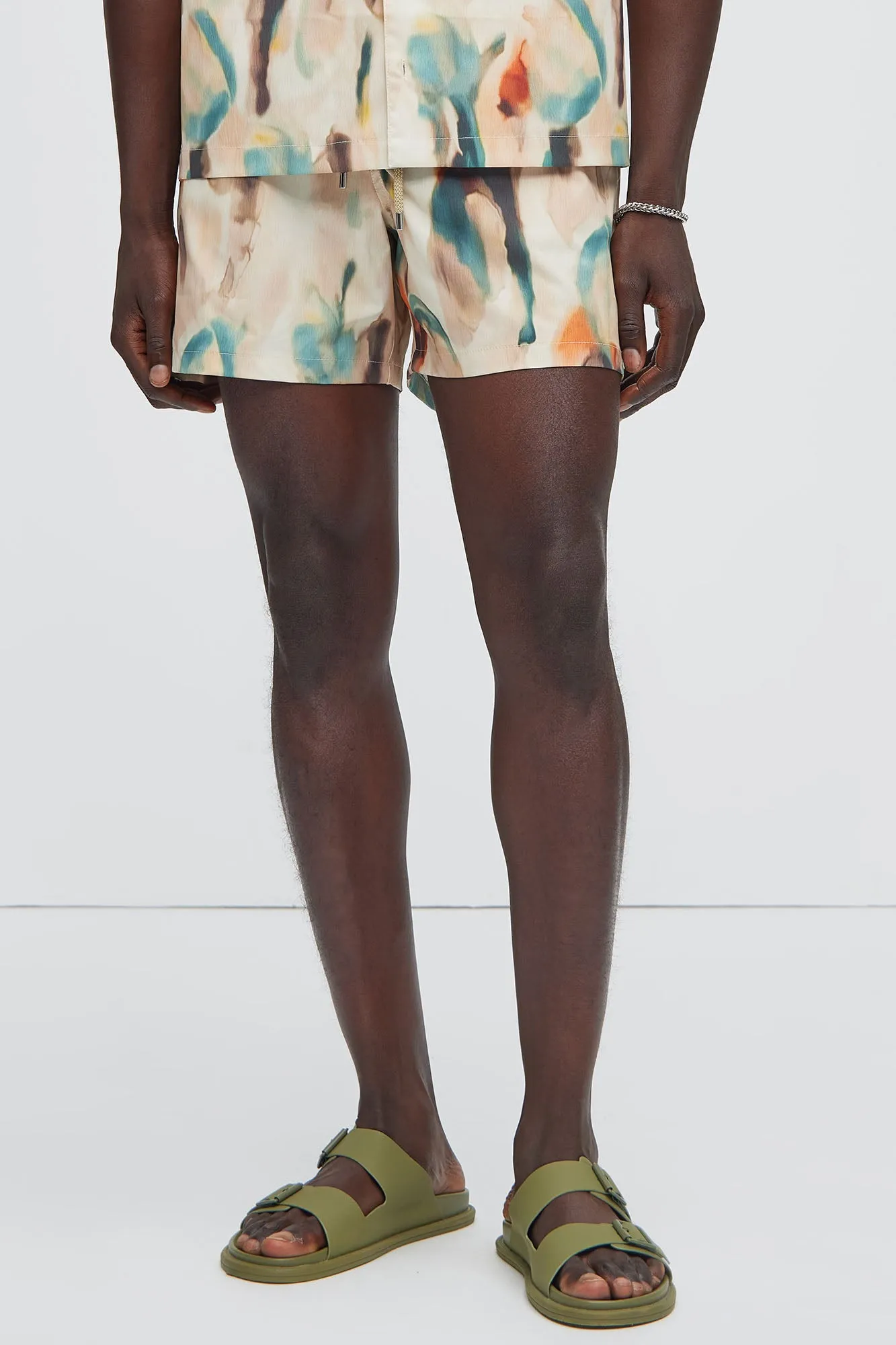 Capen Watercolor Swim Trunks - Multi Color