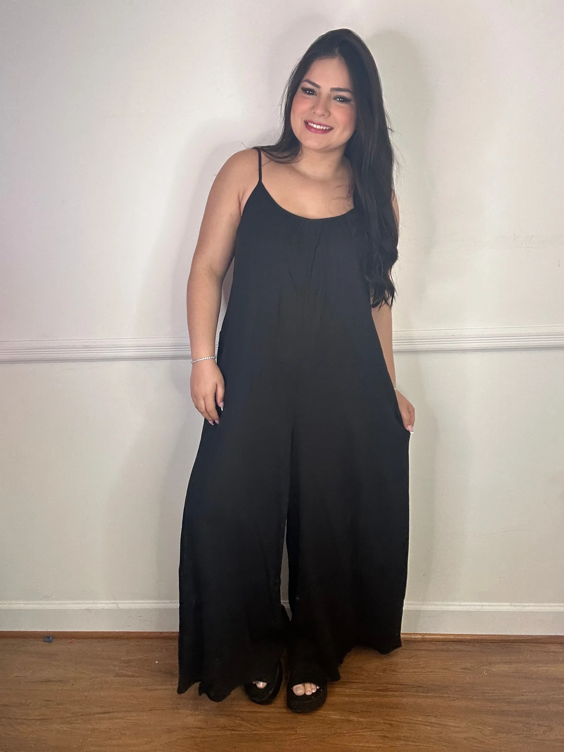 Casual Wide Leg Jumpsuit