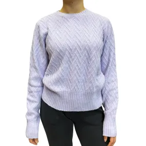 Censured women's crew neck sweater MW C068 T TRP3 499 light mauve