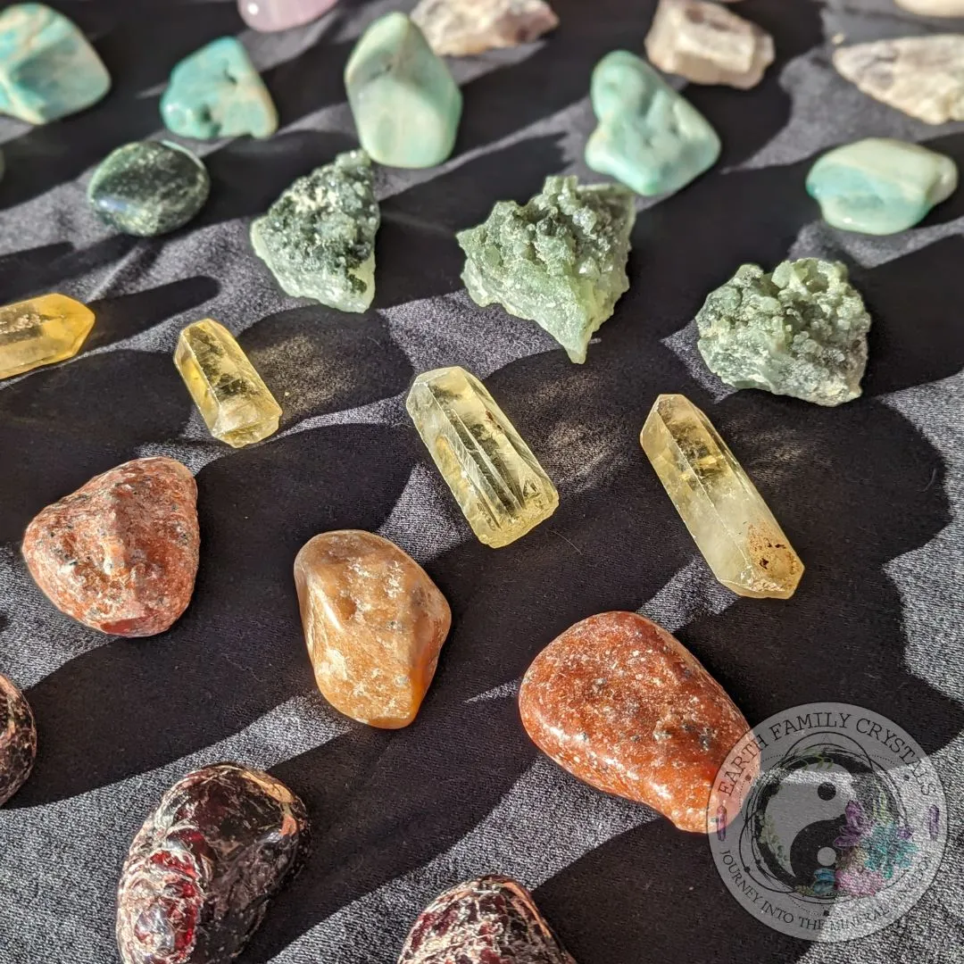 Chakra Sets ~ Raw and Tumbled Chakra Stone Sets