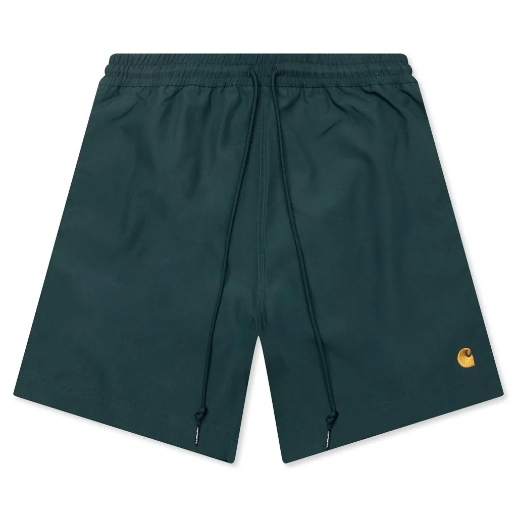 Chase Swim Trunks - Botanic/Gold