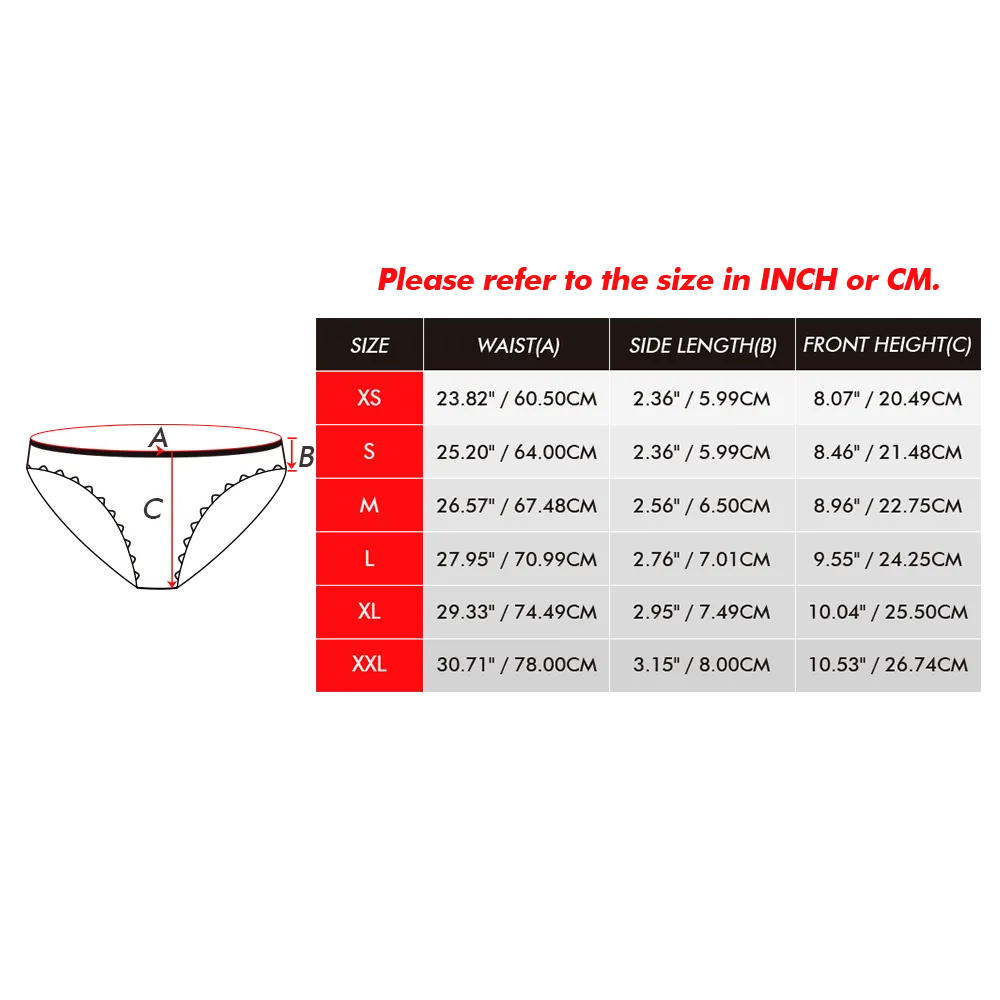 Custom Face Colorful Women's Panties