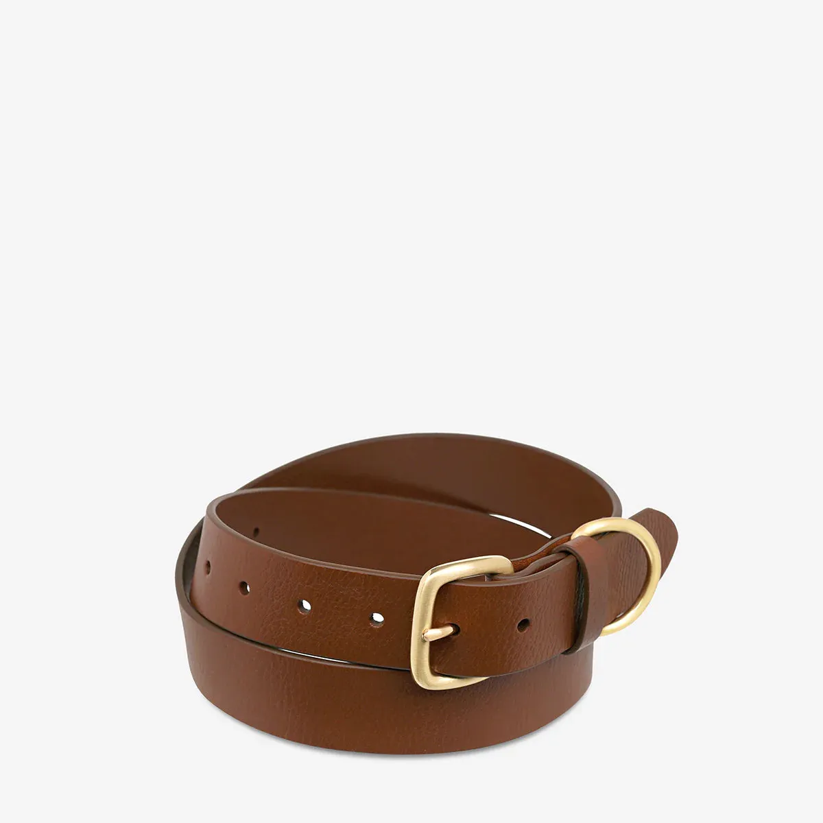 Disarm - Tan Gold Leather Belt