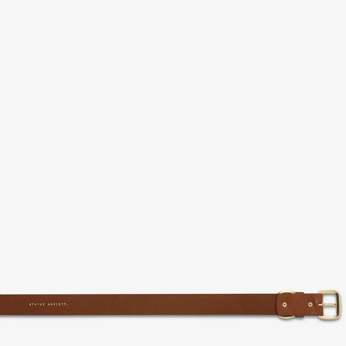 Disarm - Tan Gold Leather Belt