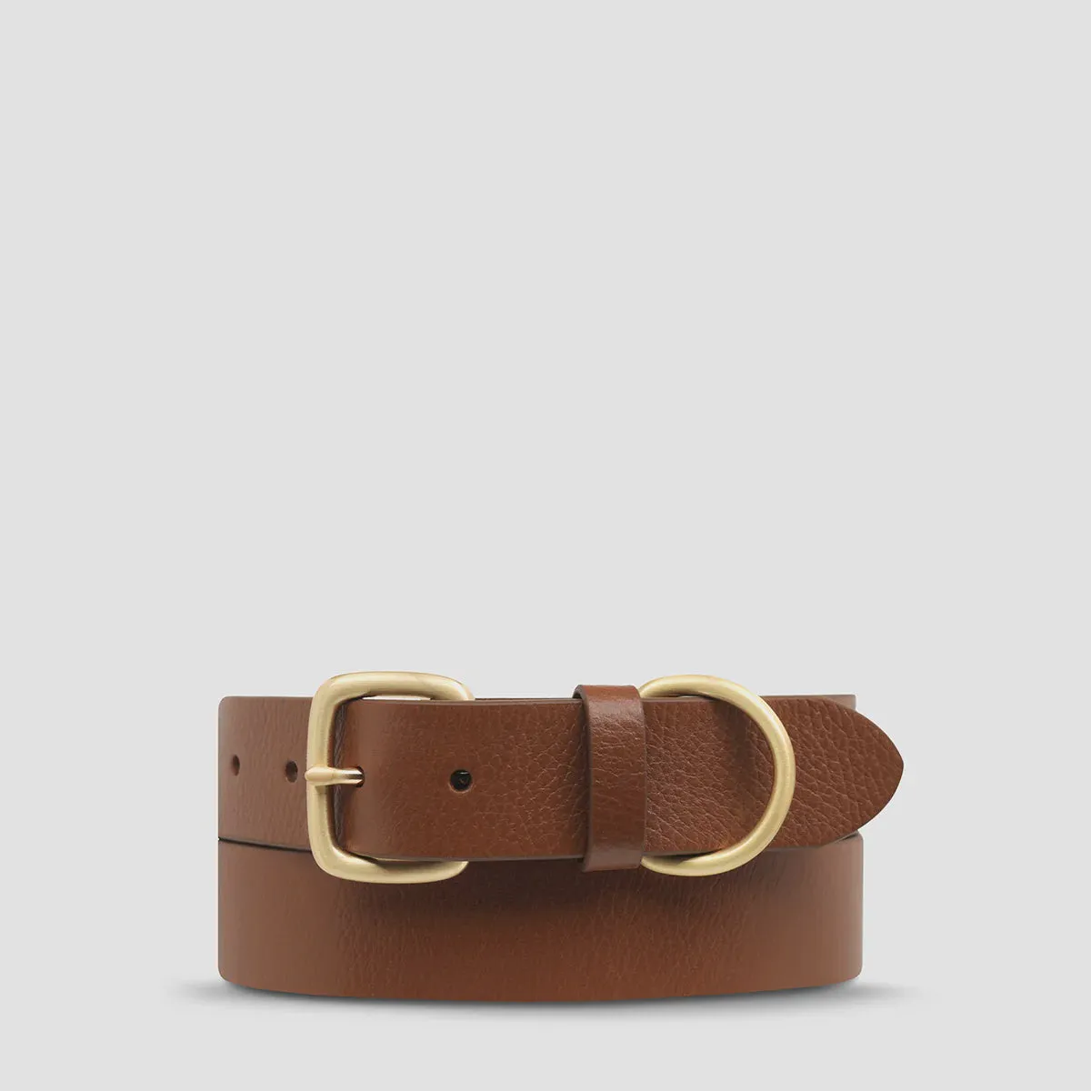 Disarm - Tan Gold Leather Belt