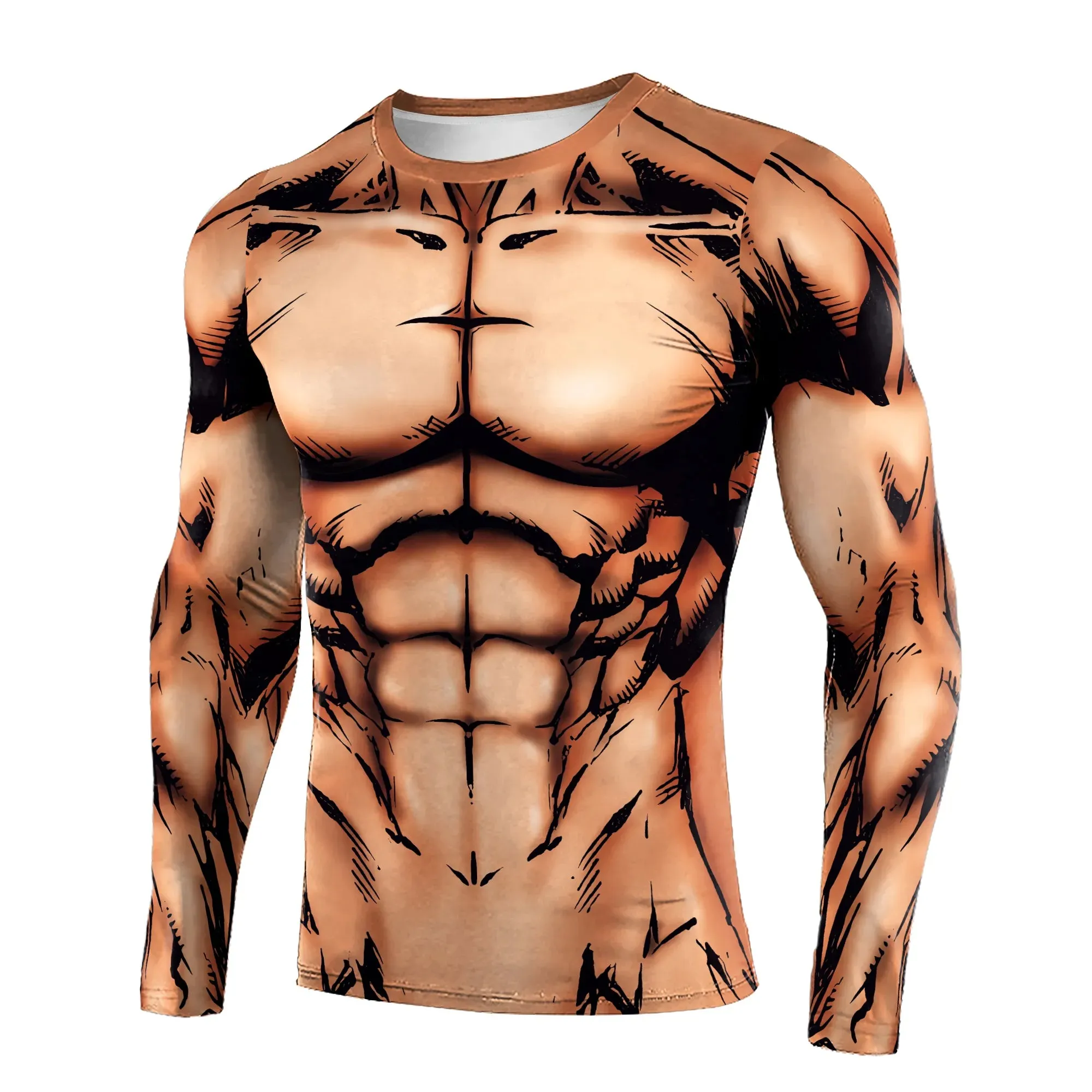 Dragon Ball Z 'Shirtless Trunks' Elite Long Sleeve Compression Rashguard