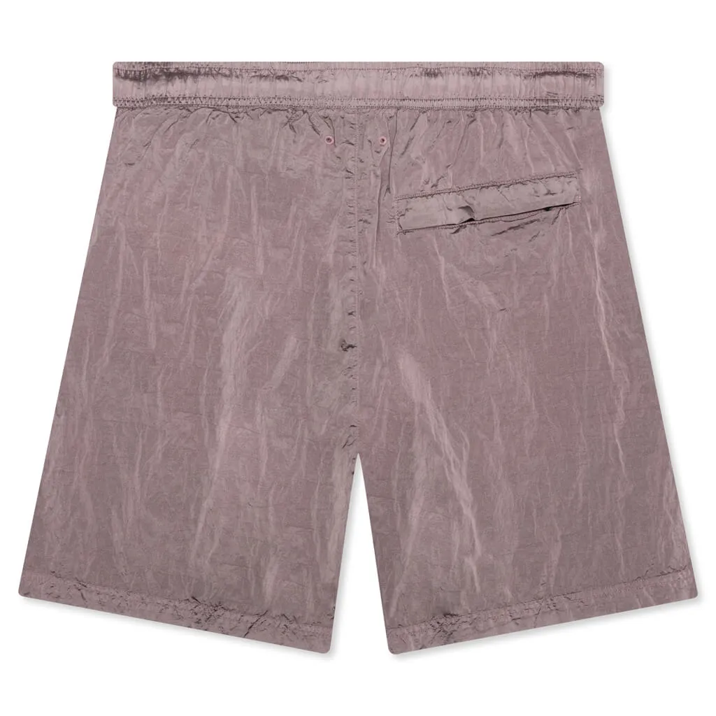 Econyl Regenerated Nylon Swim Trunks - Red Onion