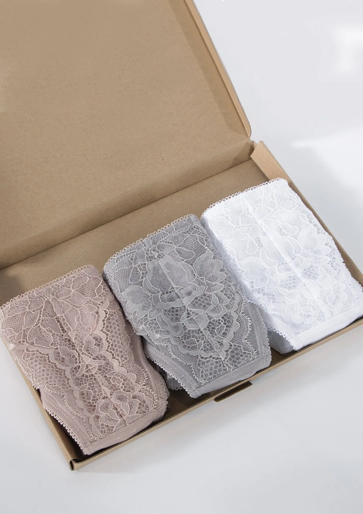 Enchante Lace Bikini Panties 3 Pack