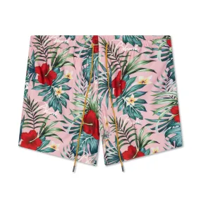 Hawaiian Logo Swim Trunks - Mauve/Multi