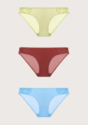 HSIA Soft Stretch Bikini Panties 3 Pack