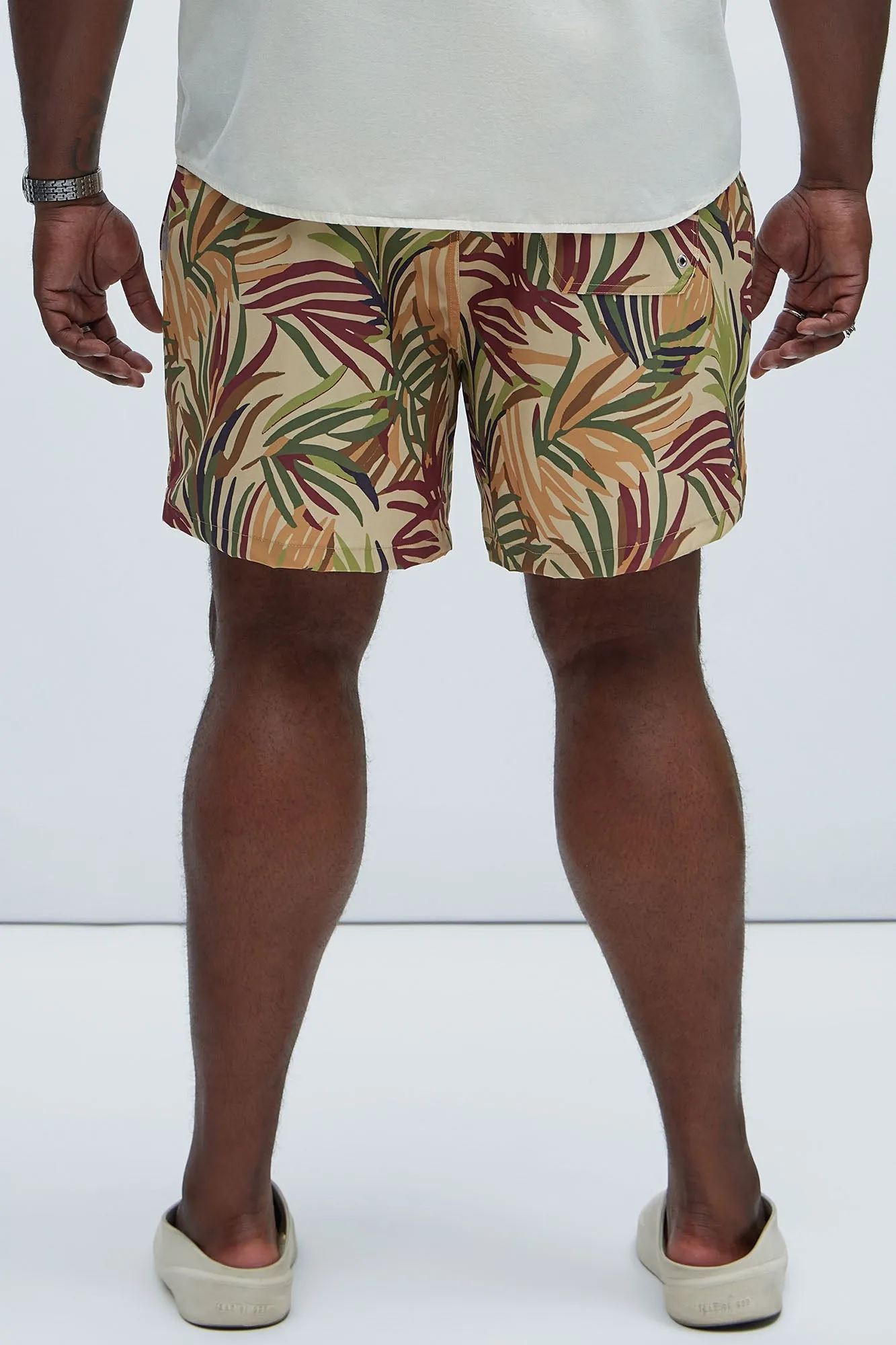 Hyde Foliage Swim Trunks - Green/combo