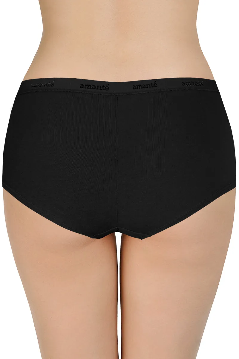 Low Rise Solid Boyshort Panties (Pack of 2)