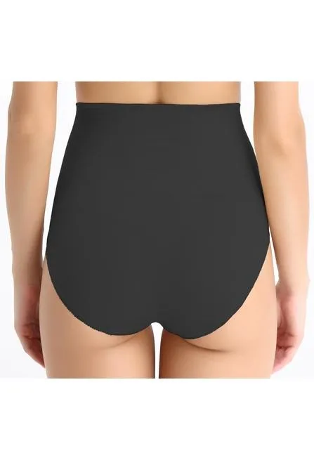 Malva Seamless Postpartum Shape Maternity Panties Black