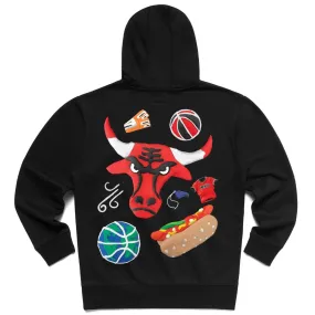 Market Chicago Bulls Hoodie (Black)