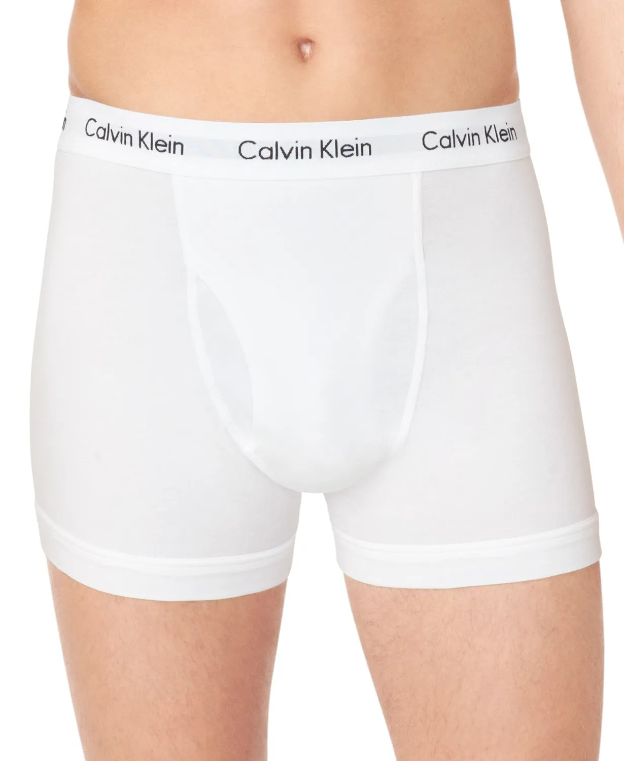 Men's Calvin Klein | Trunks Cotton Stretch 3-Pack | White