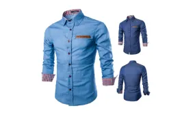 Men's Casual Denim Shirt