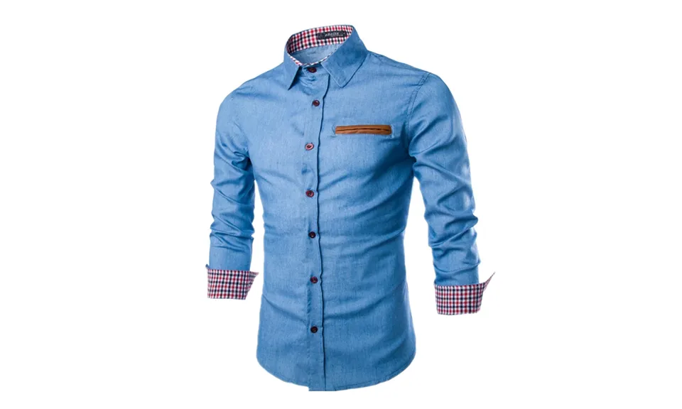 Men's Casual Denim Shirt