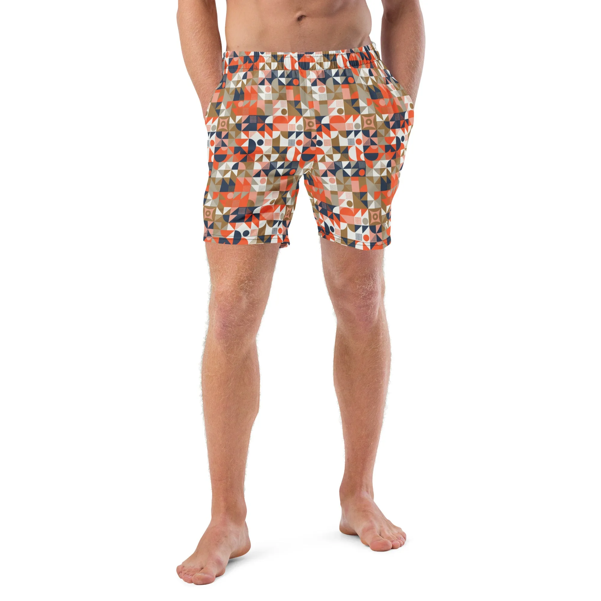 Men's Whites Swim Trunks