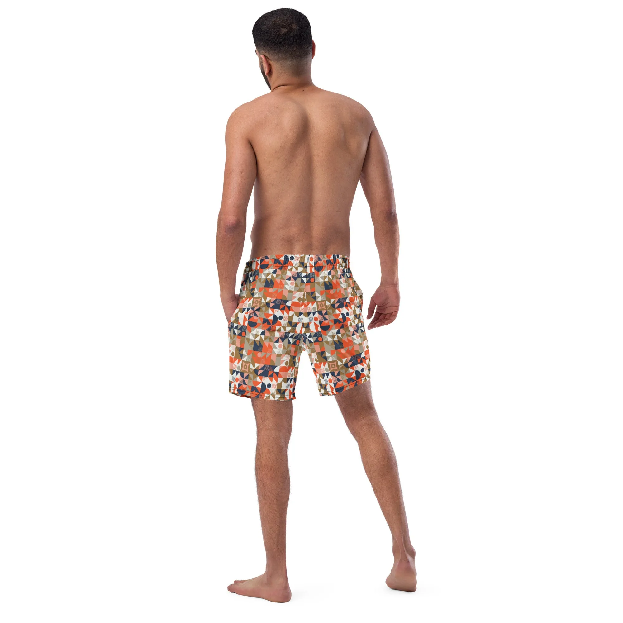 Men's Whites Swim Trunks