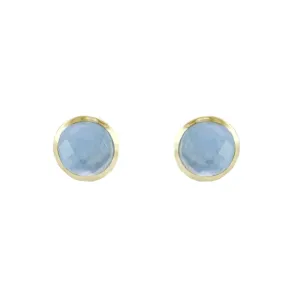 Milly Small Natural Stone Studs