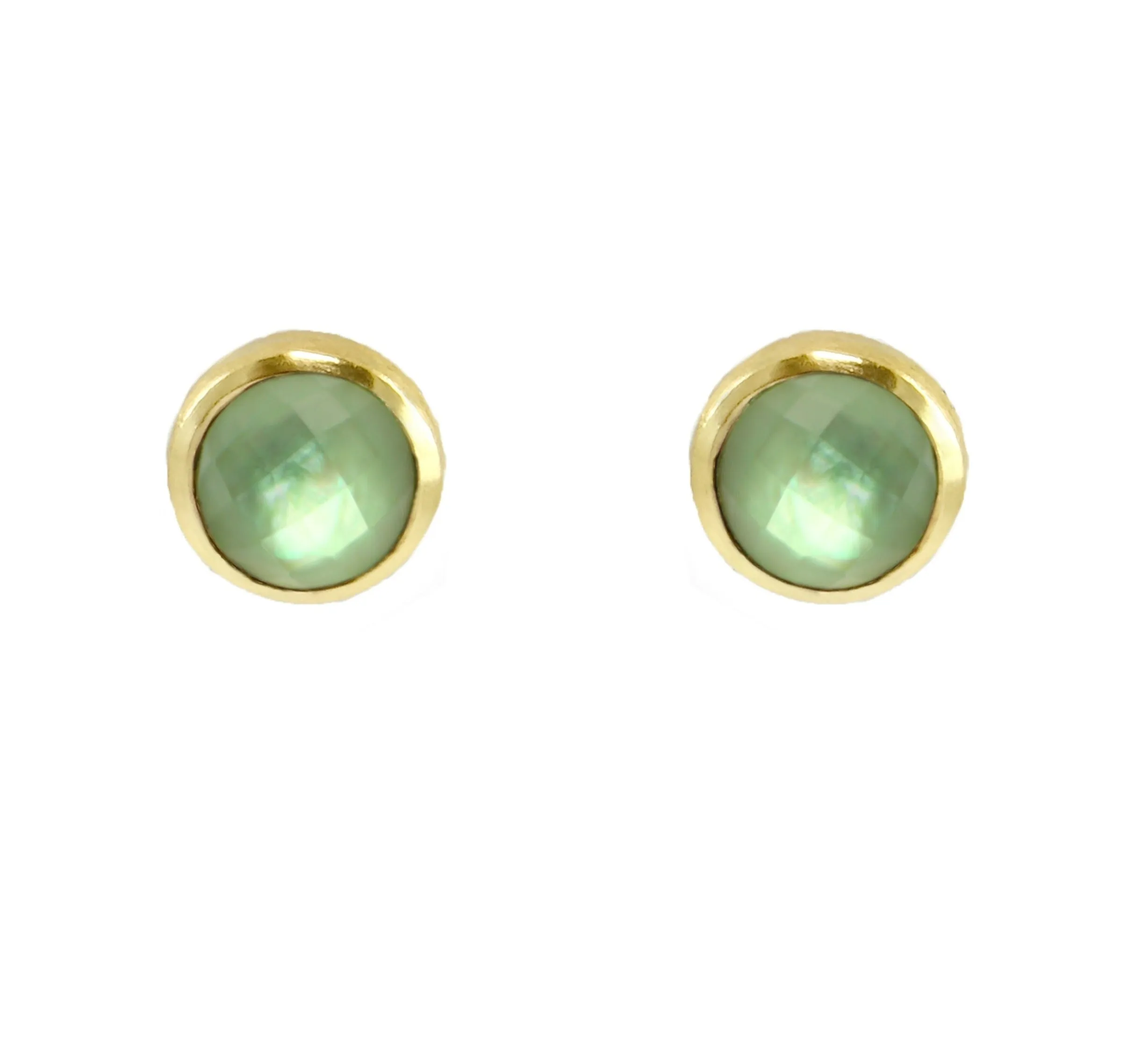 Milly Small Natural Stone Studs