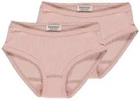 Panties 2er Pack rose