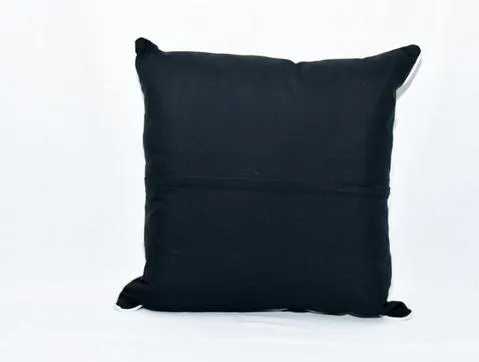 Patch Black and White Pillow Cover 2