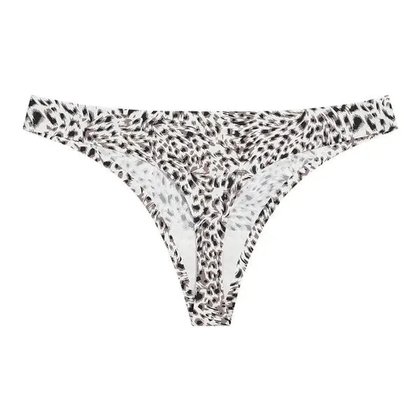 Seamless Cheeta Print Thong Panty