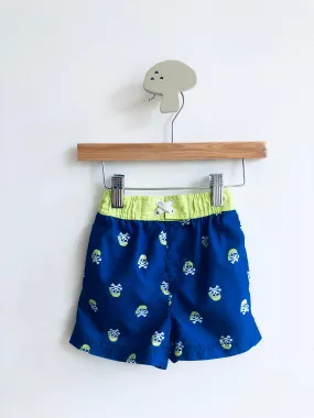 Skull and Bones Swim Trunks // 6-12M