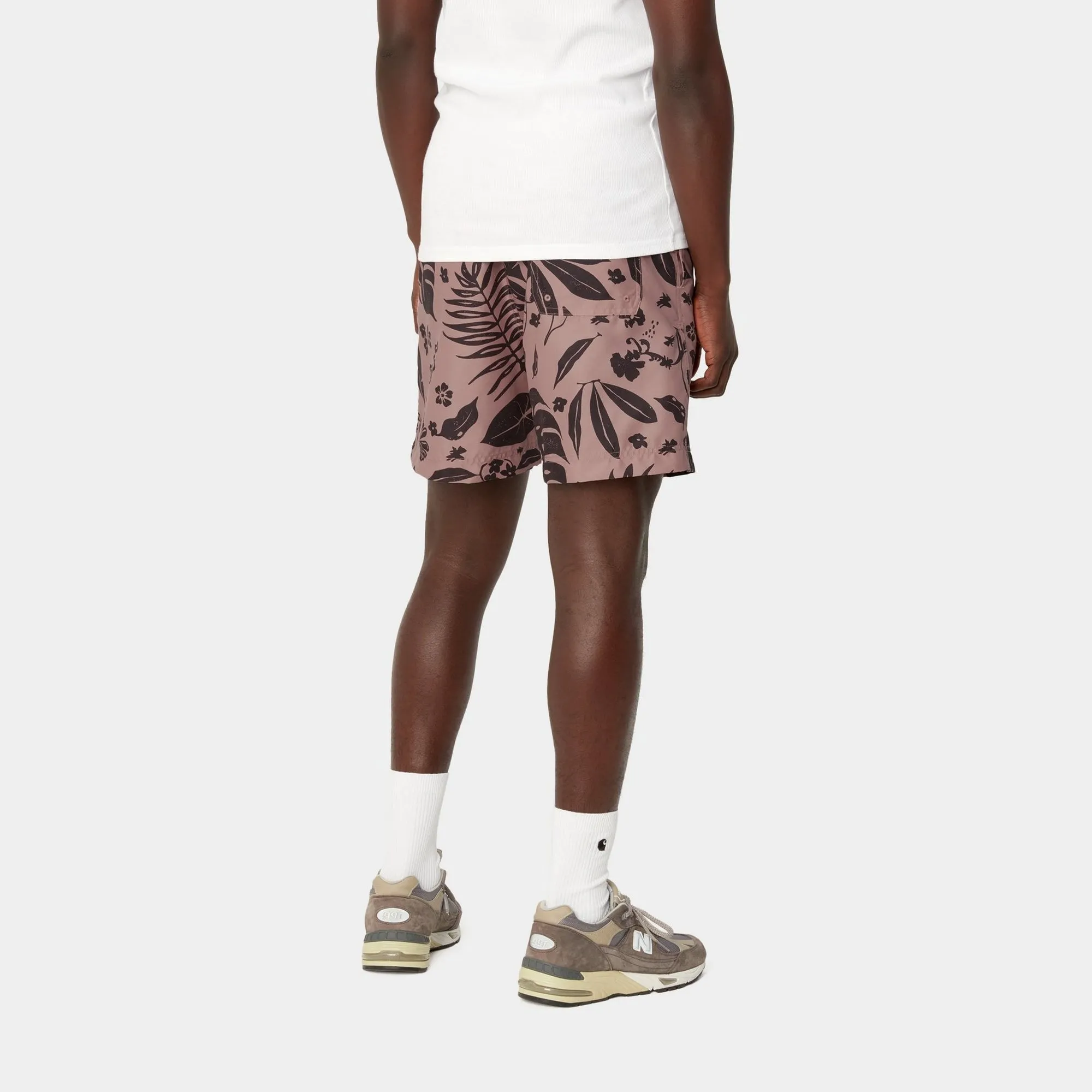 Slater Swim Trunks | Glassy Pink Woodblock Print