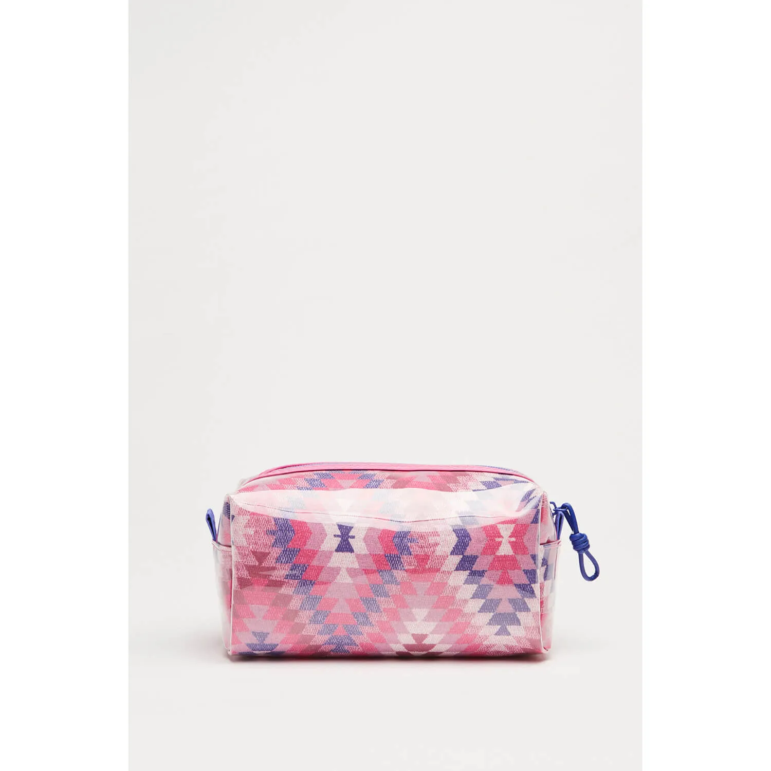 Small Ethnic Print PVC Vanity Case