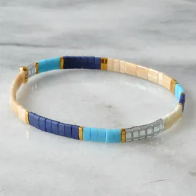 Stretch Tile Bracelet - SKY COLORBLOCK