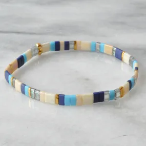 Stretch Tile Bracelet - SKY