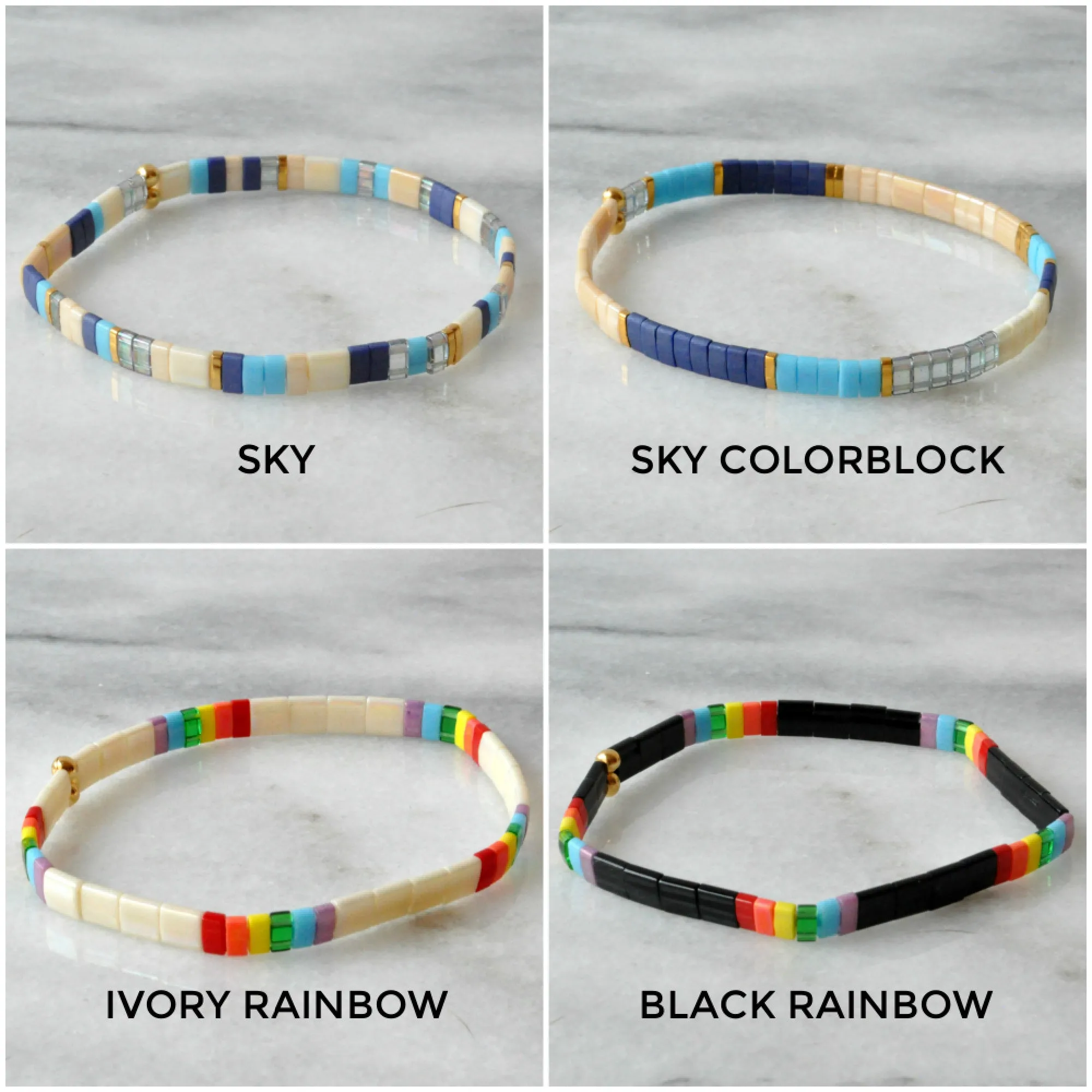 Stretch Tile Bracelets