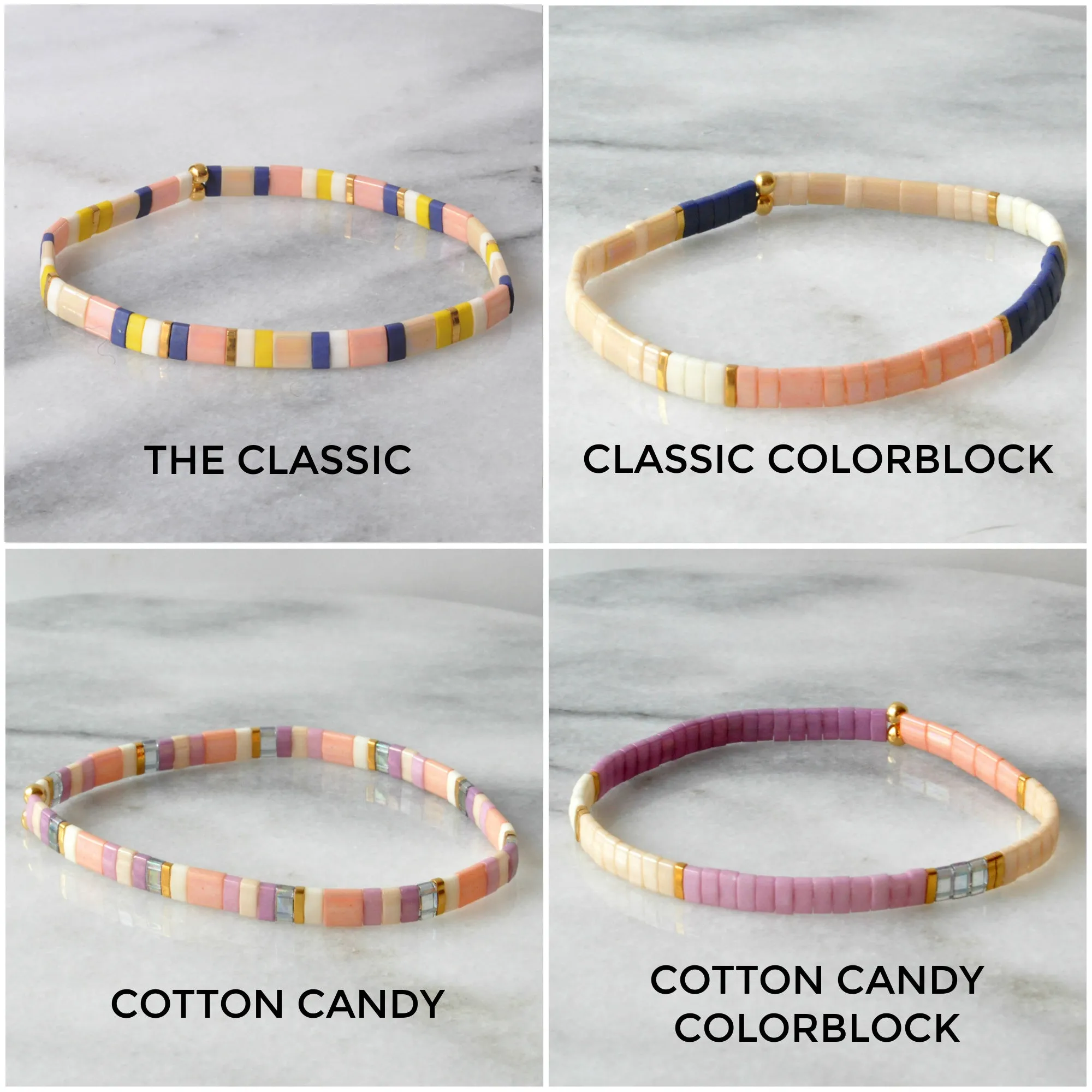 Stretch Tile Bracelets