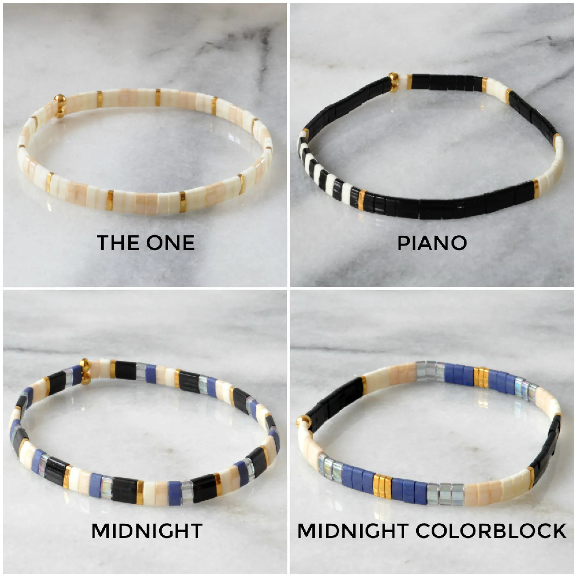 Stretch Tile Bracelets