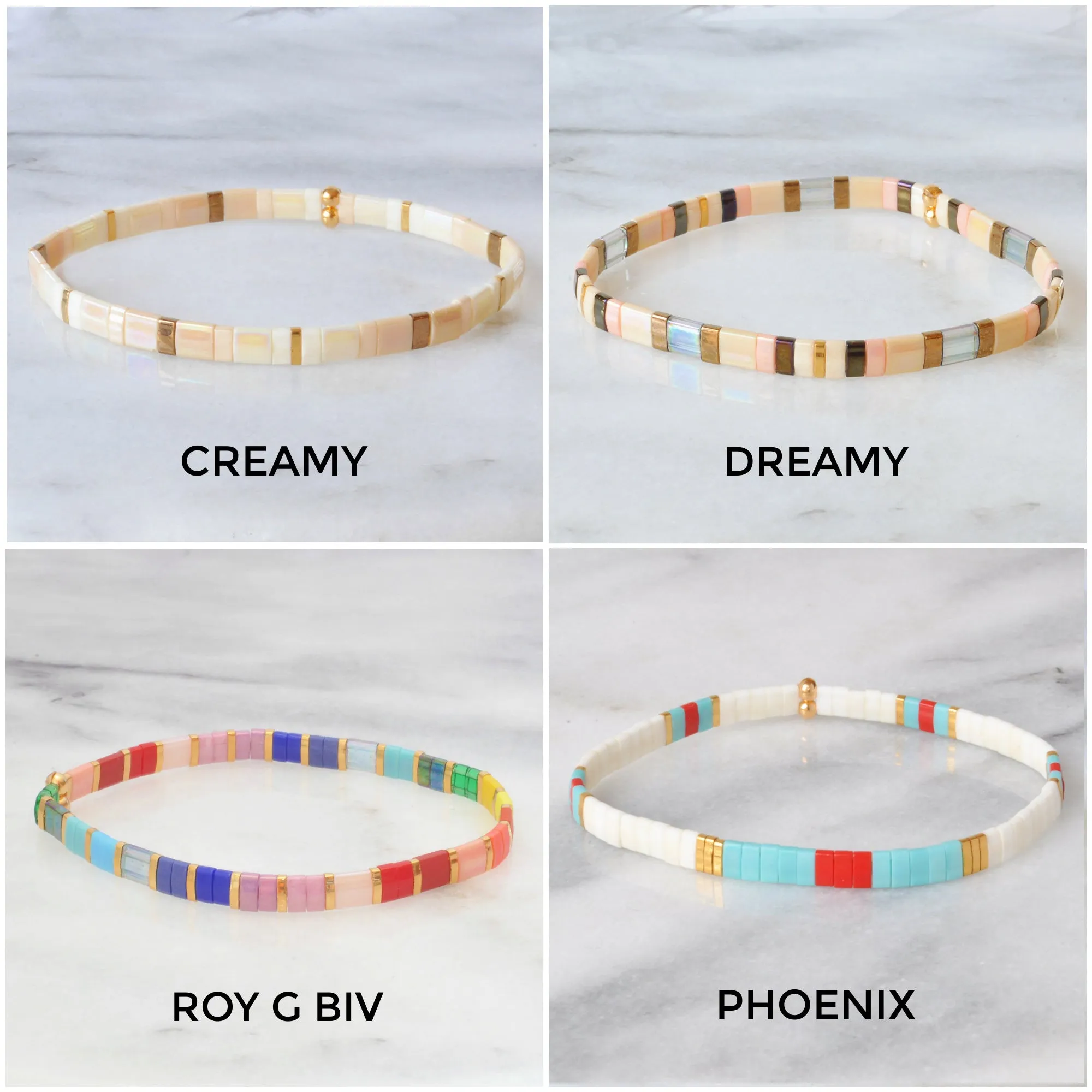 Stretch Tile Bracelets