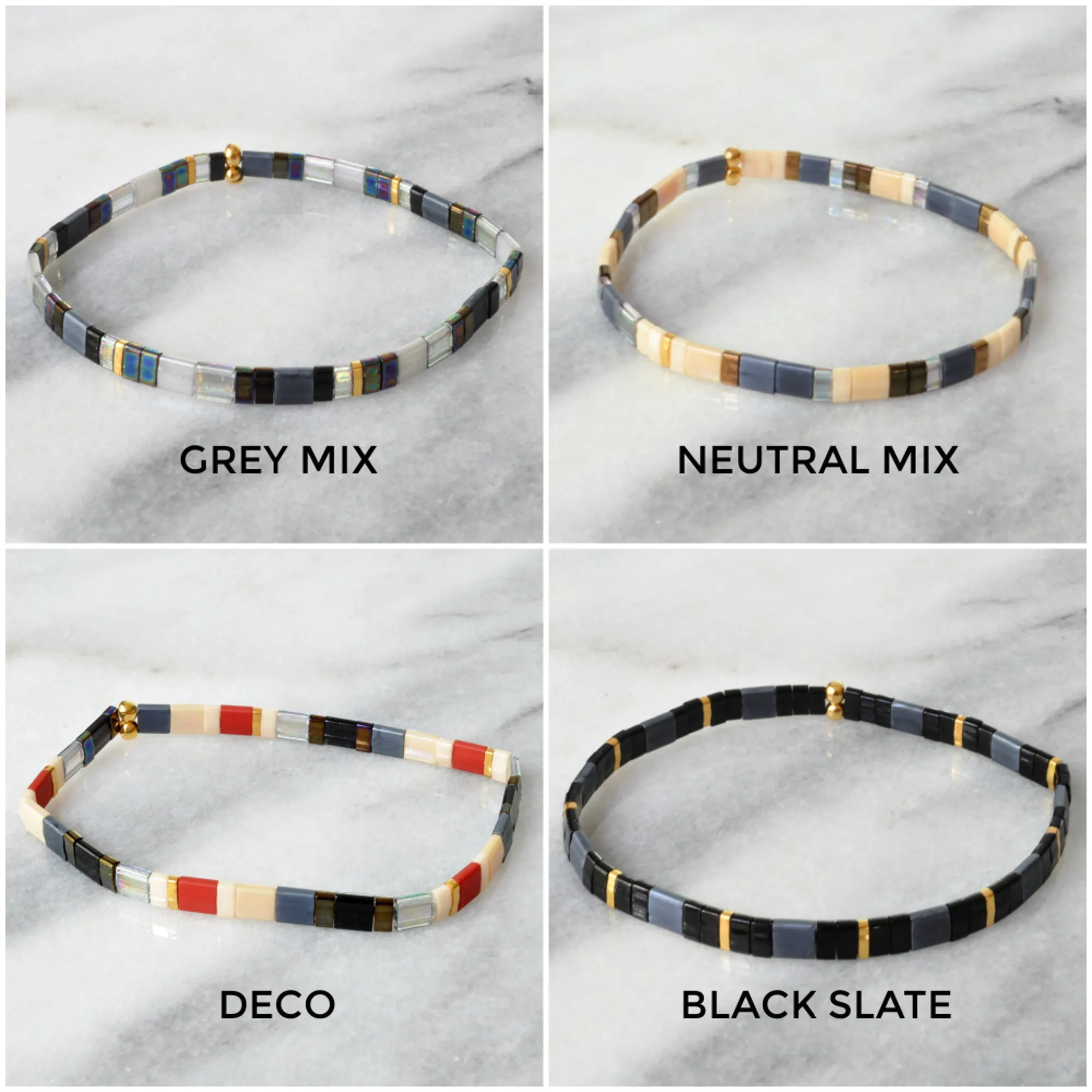 Stretch Tile Bracelets