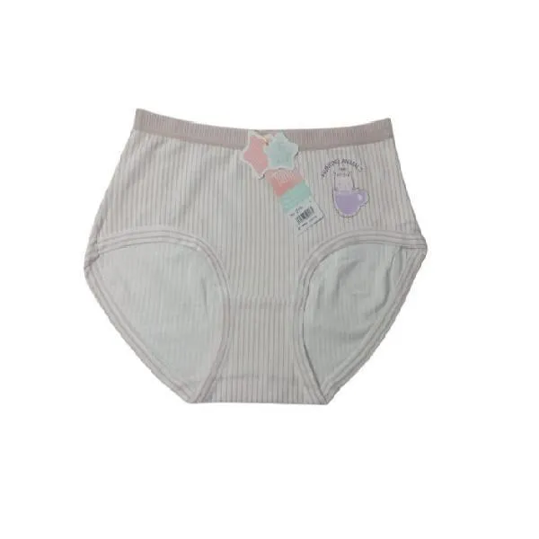 Striped Everyday Cotton Brief/Panties For Women