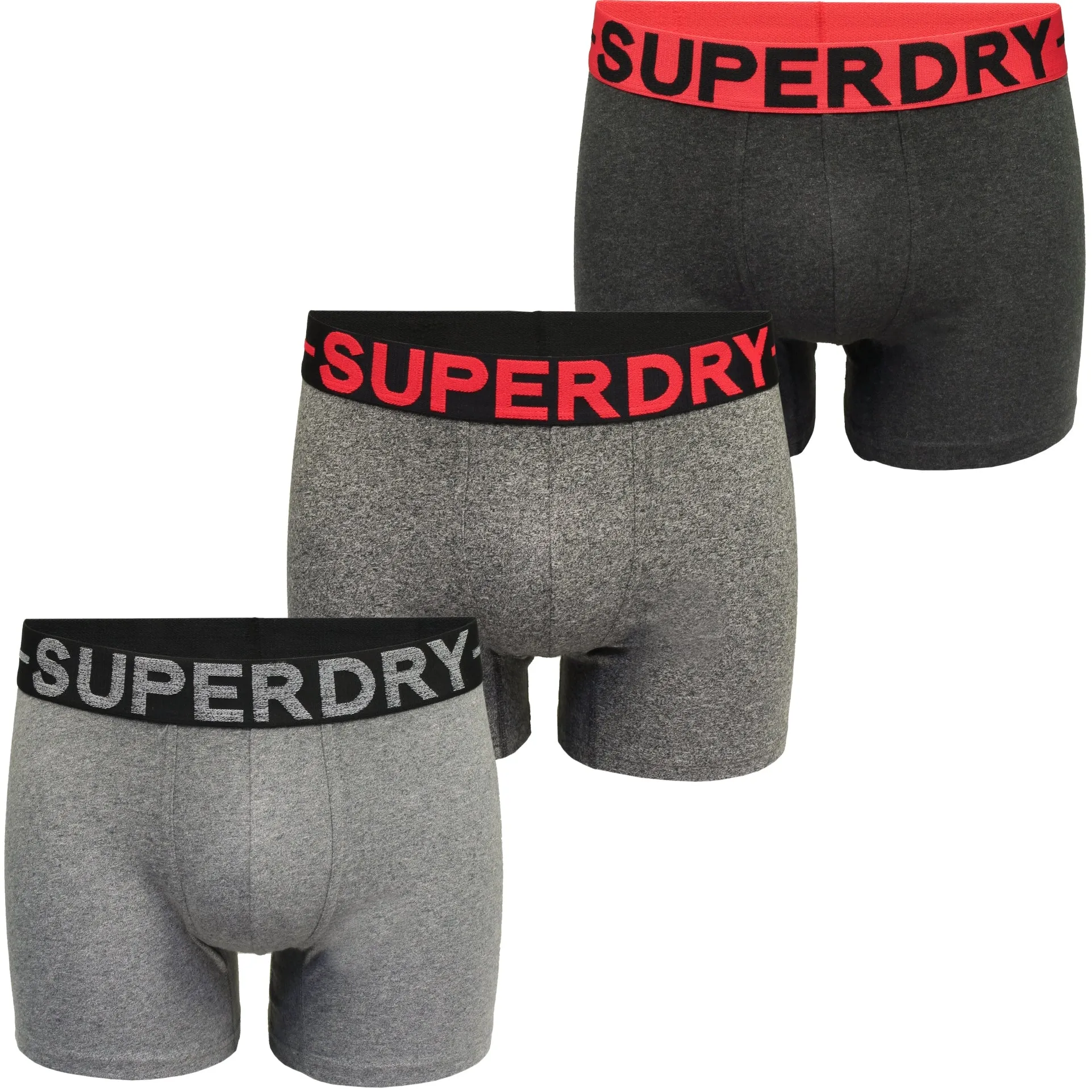 Superdry Mens Boxer Trunks (3-Pack)