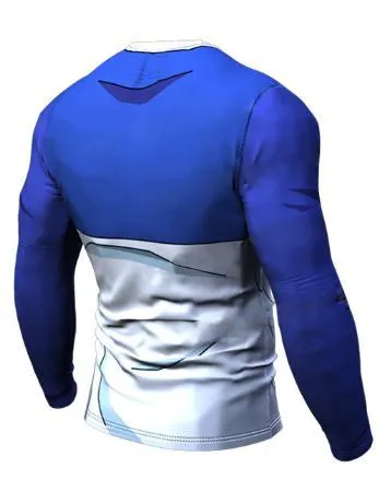 Teen Trunks Dragon Ball Z Long Sleeve Premium Compression Rash Guard